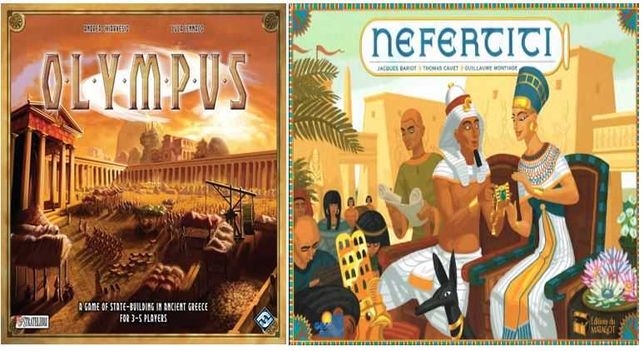 Jogo Tabuleiro/mesa - Olympus / Nefertiti (novos)