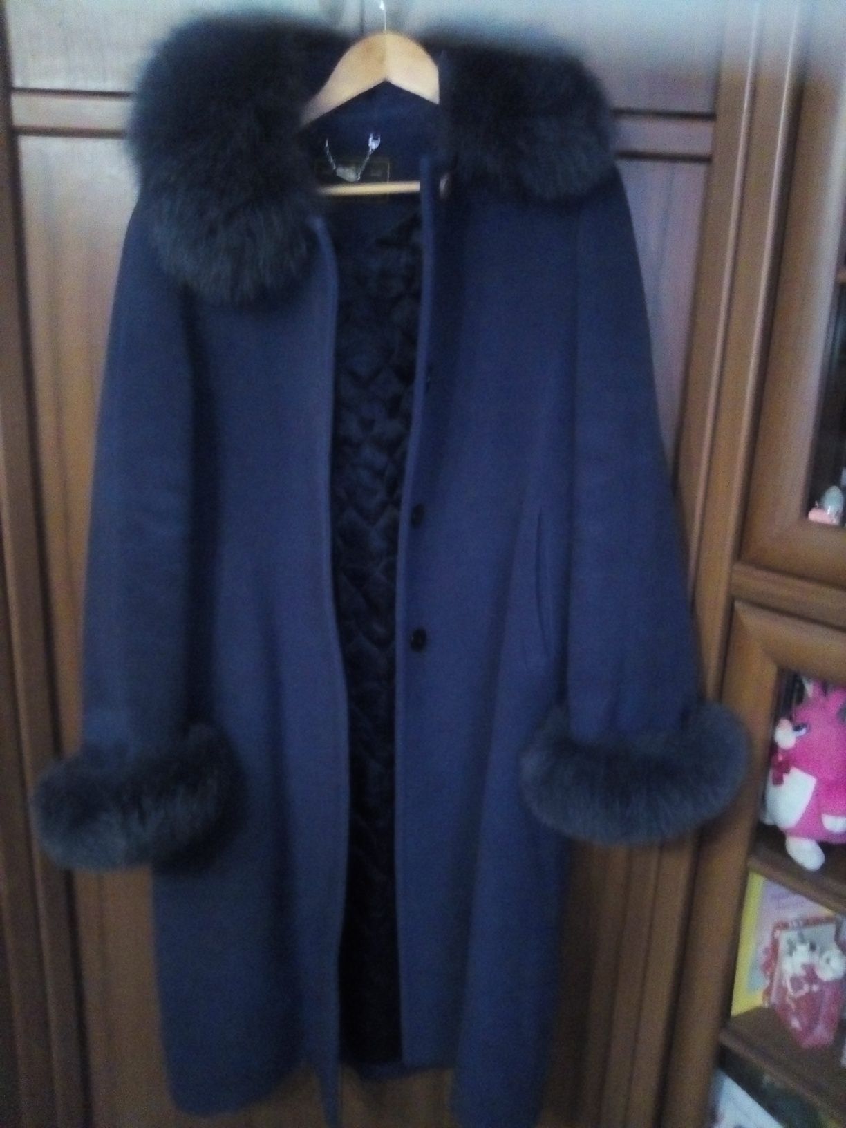 Зимове кашемірове пальто