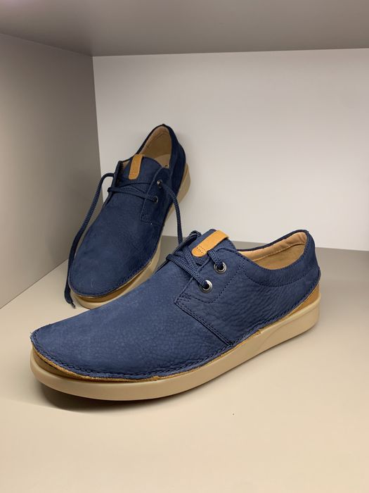 Мужские кеды, слипоны, мокасины Clarks 41,42,44 синие коричневые