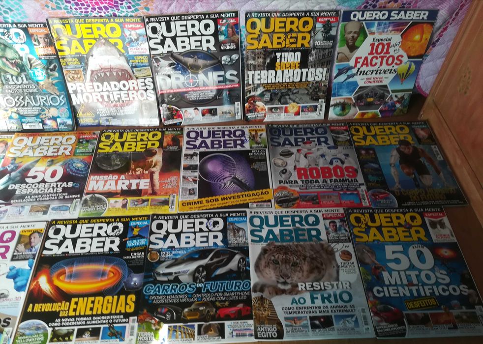 lote de 19 revistas QUERO SABER todas por 8 euros