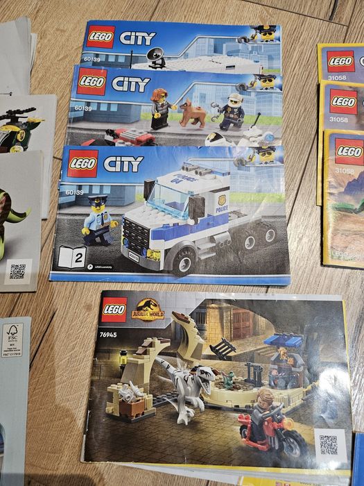 Karton klocków Lego i nie tylko