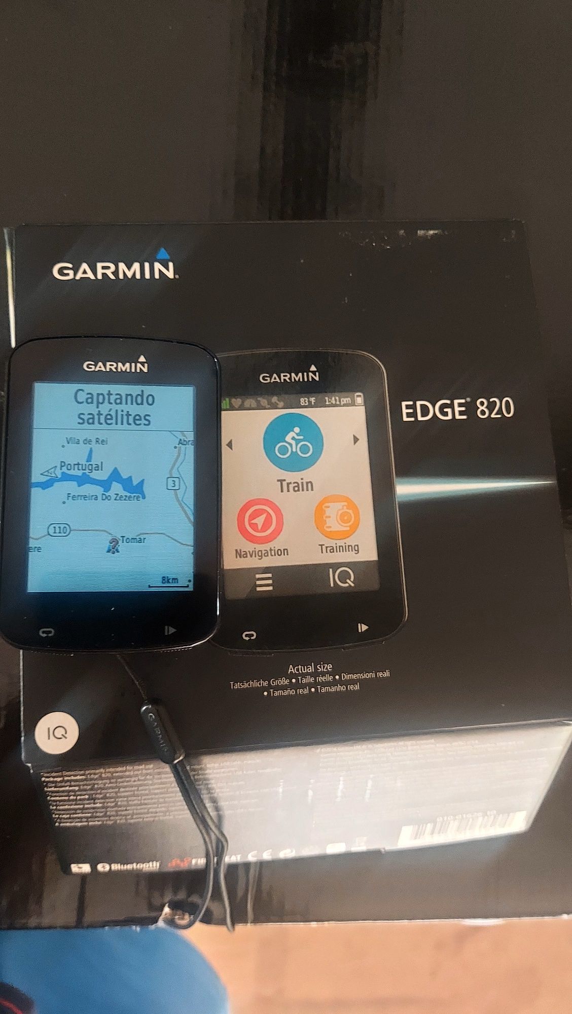 V...GPS Garmin Edge 820