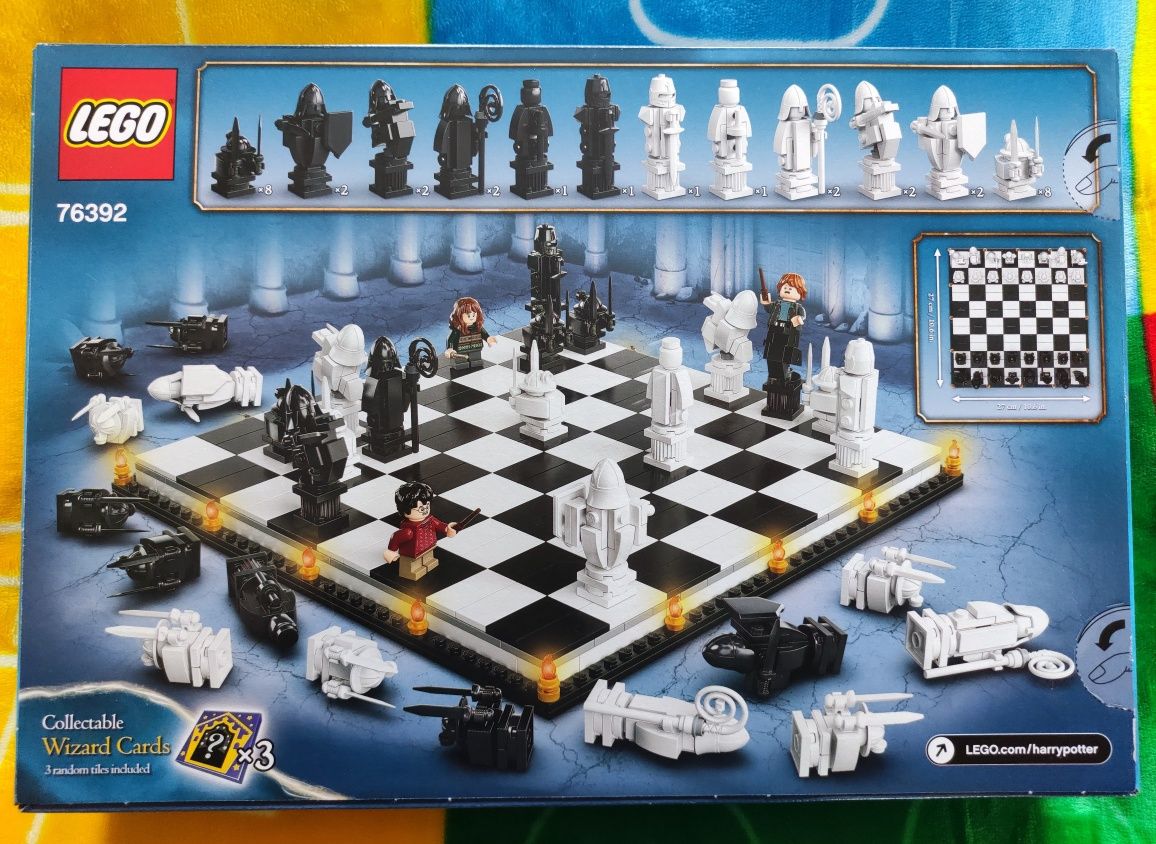 LEGO szachy Harry Potter , LEGO 76392 Szachy czarodziejów w Hogwarcie