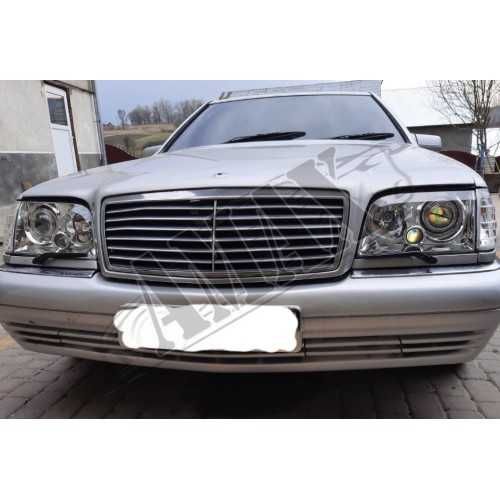 Передние фары Mercedes W-140 Головная оптика Мерседес 1992-1998 Фара