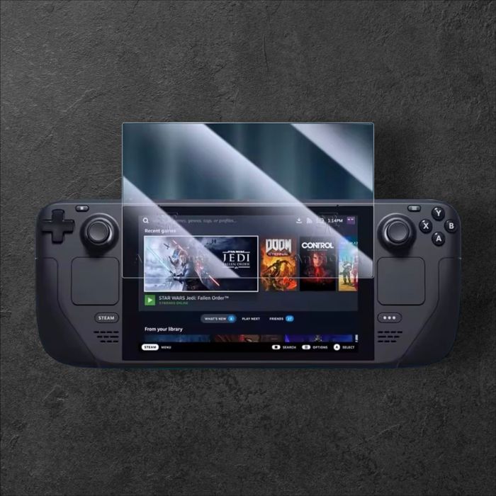 Захисне скло для Steam Deck / Steam Deck OLED – 9H, прозоре, антижир