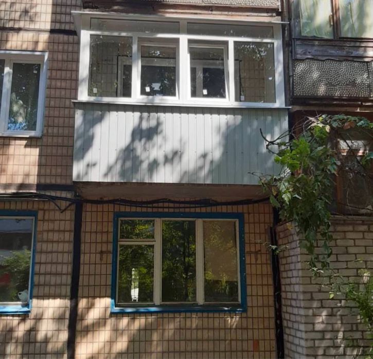 Застеклить балкон, обшивка! Відкоси вікна двері Демонтаж/Монтаж/Ремонт
