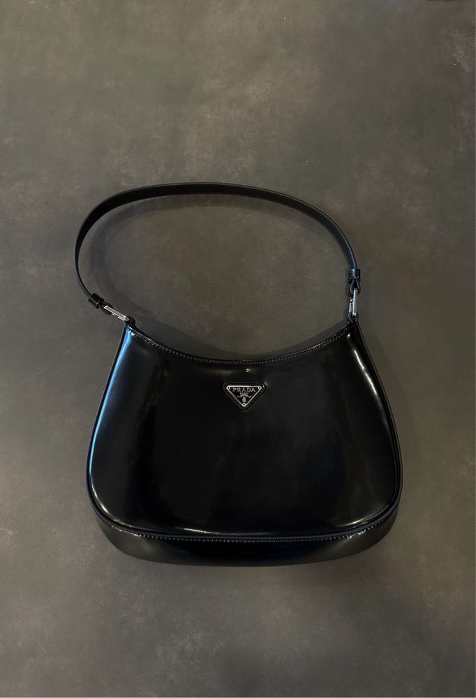 Prada cleo patent leather bag сумка оригинал новая