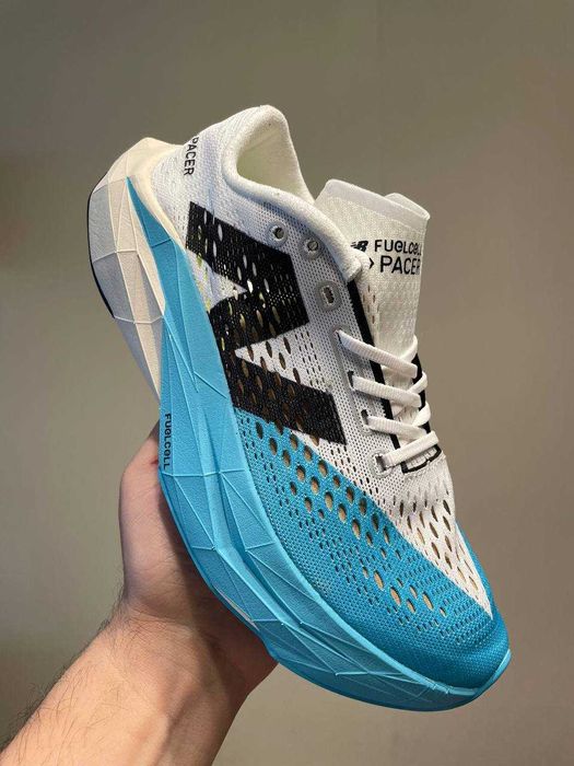 Кросівки New Balance FuelCell SuperComp Pacer v2 White/Blue premium