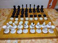 Шахмати радянські+шашки, дошка 40х40 см