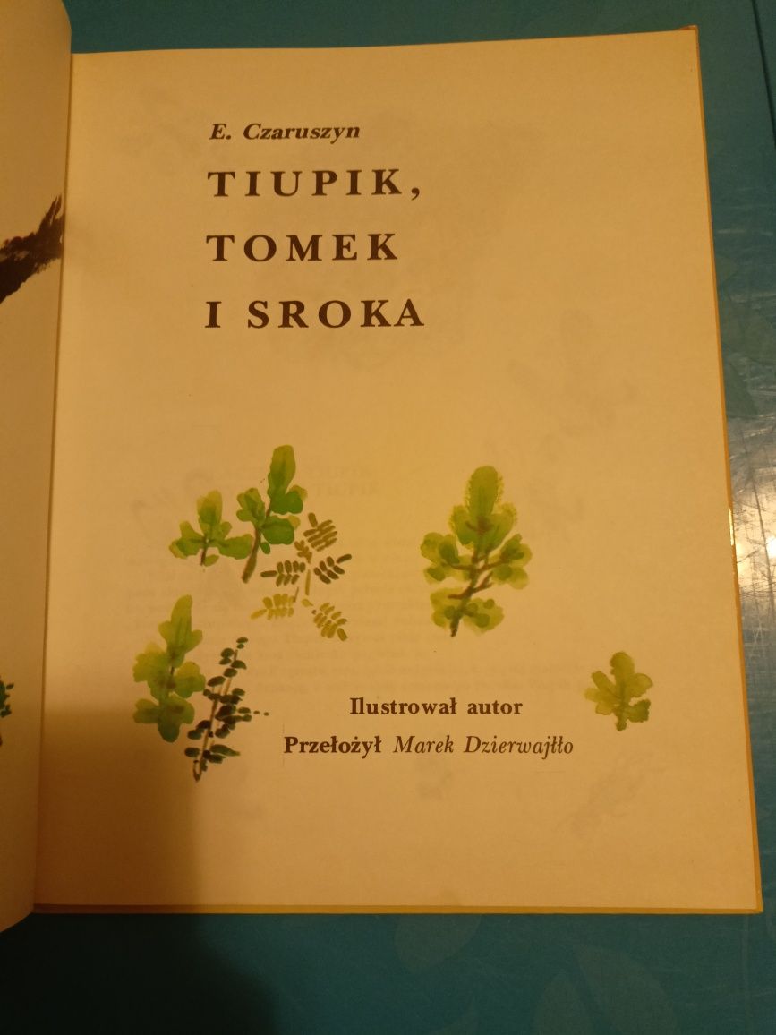 Eugeniusz Czaruszyn Tiupik Tomek i sroka 1979 stara książka PRL vintag