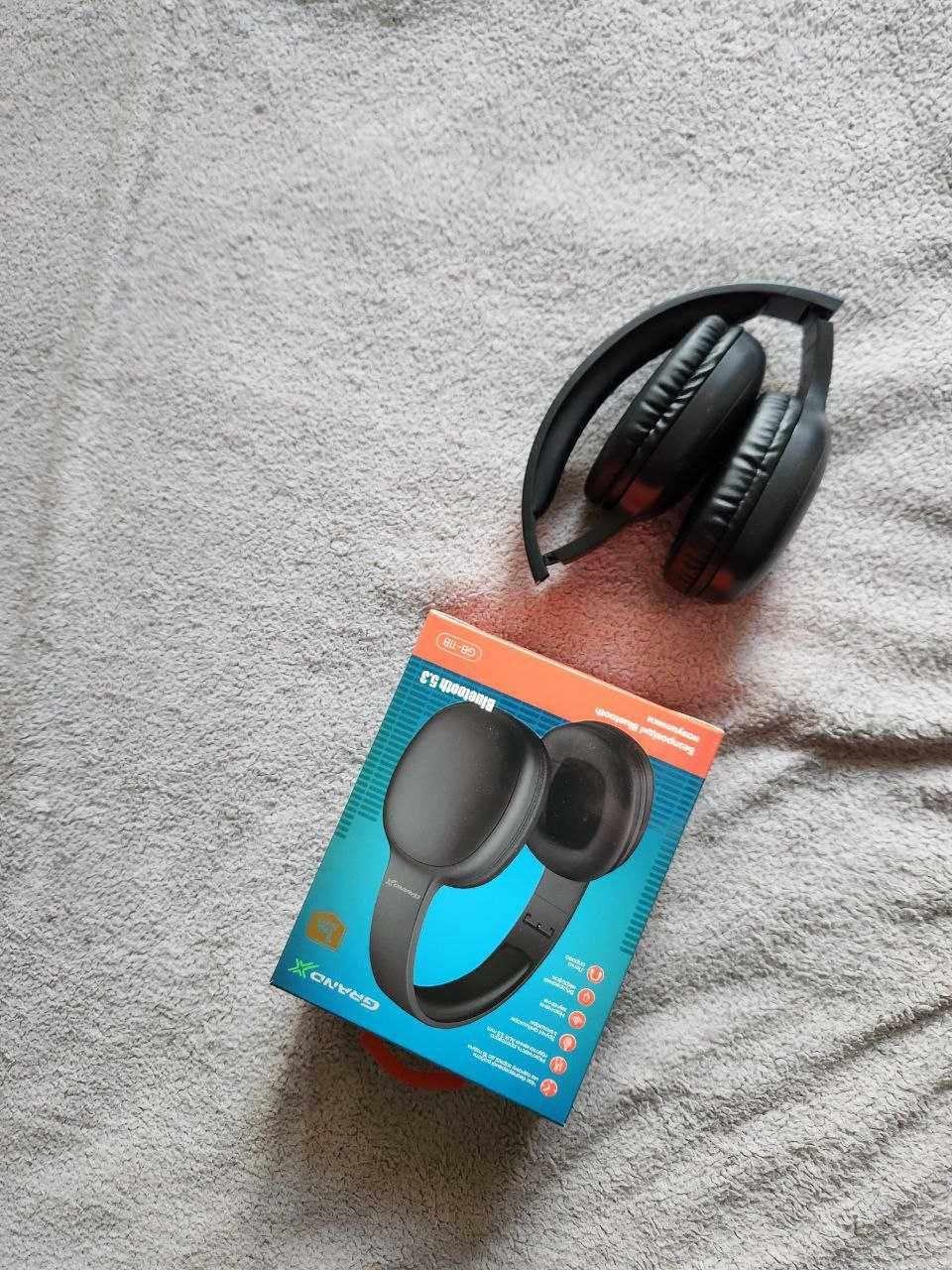 Bluetooth навушники Grand-X GB-118 – нові, складні, зручні