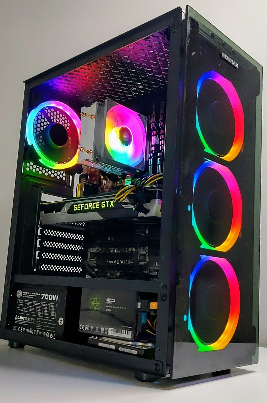 Komputer stacjonarny/gamingowy, i5, GTX 980, 16 GB RAM, SSD, ARGB