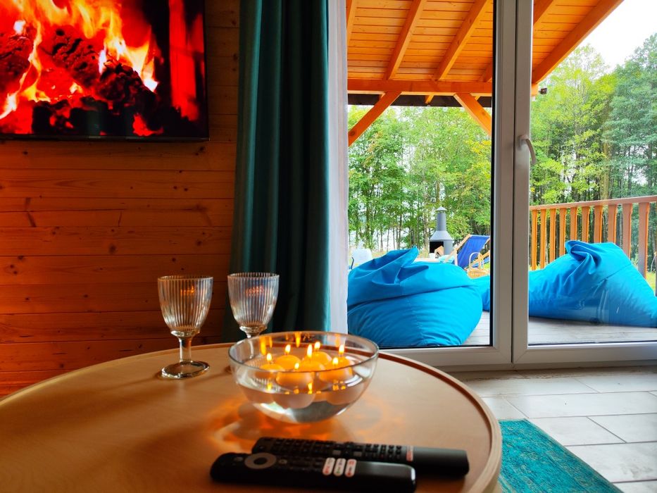 Sylwester i Święta nad jeziorem! Mazury ognisko grill lasy cisza azyl
