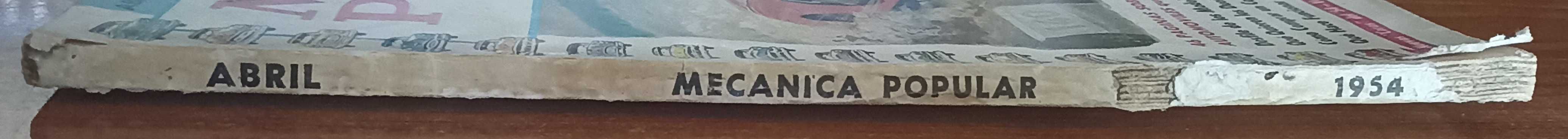 Revista Mecanica Popular espanhola Abril 1954