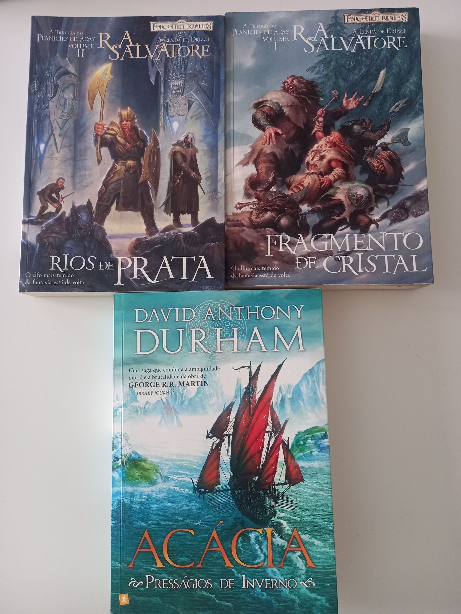 R.A. Salvatore (Elfo Negro) e David Durham (Acácia) - NOVO