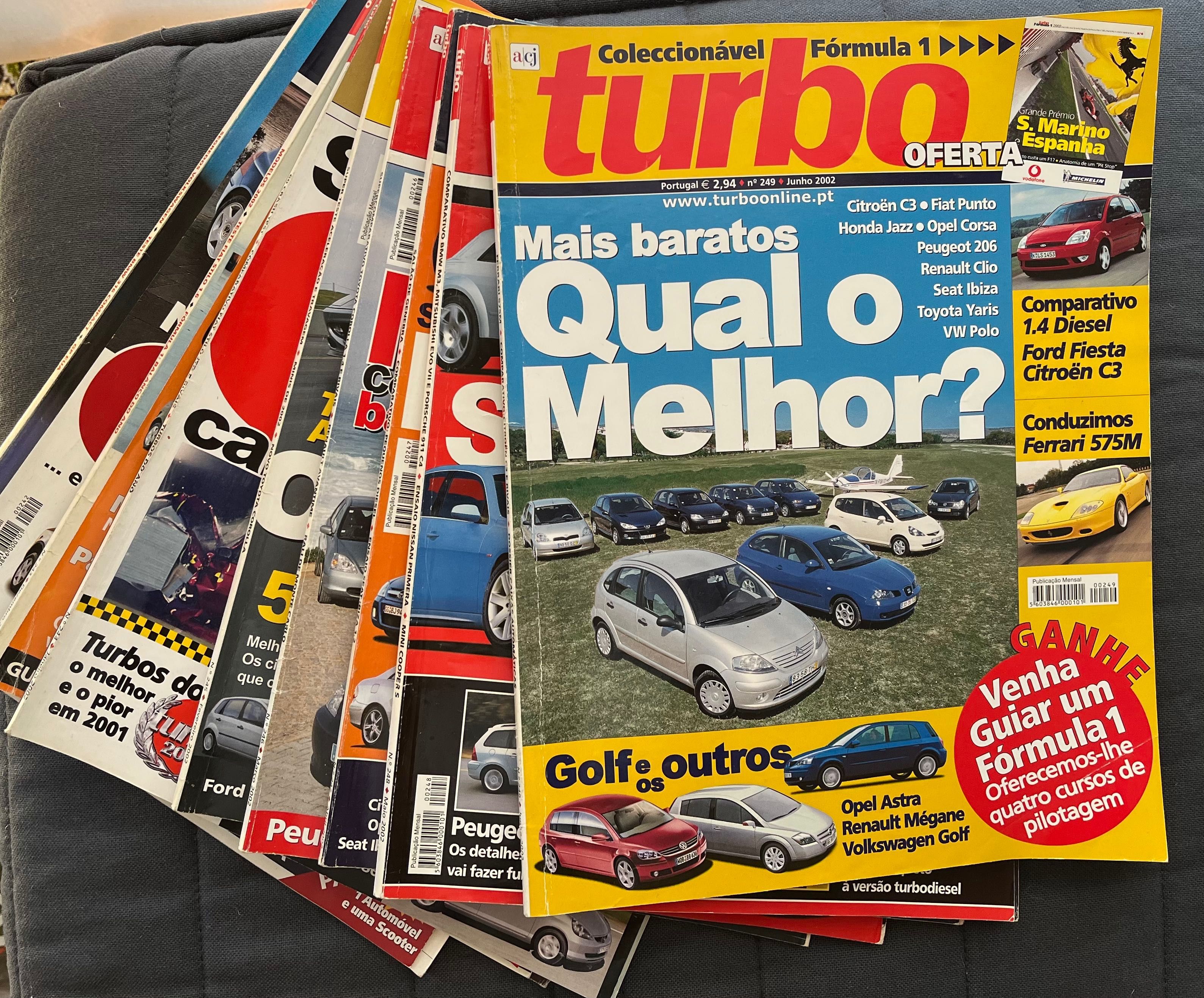 Lote de Revistas TURBO em bom estado