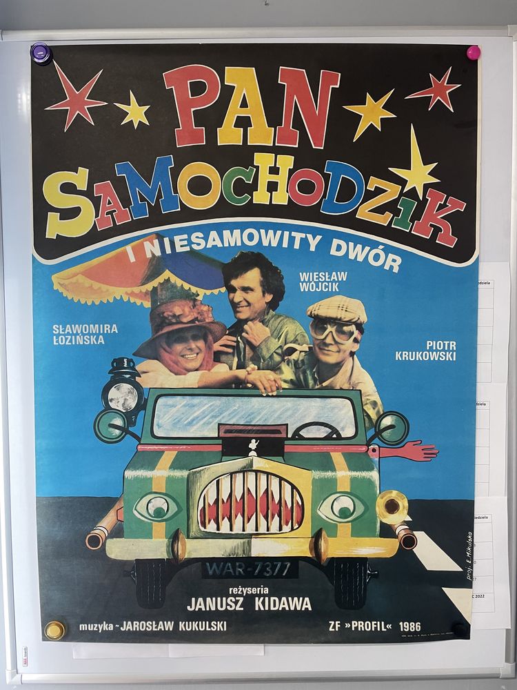 Plakat filmowy Pan Samochodzik i niesamowity dwór Nienacki