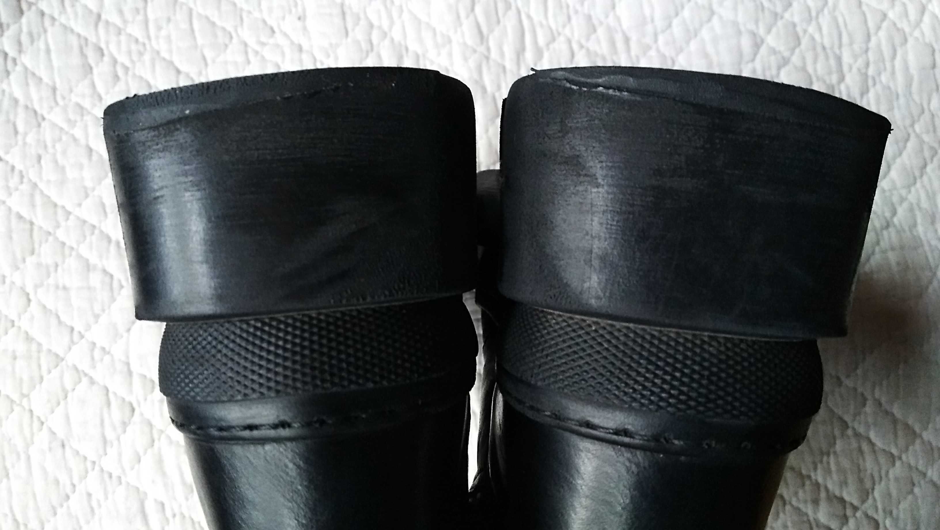 PAVEMENT botki trapery do kostek skórzane SKÓRA NAT. platforma  r.38