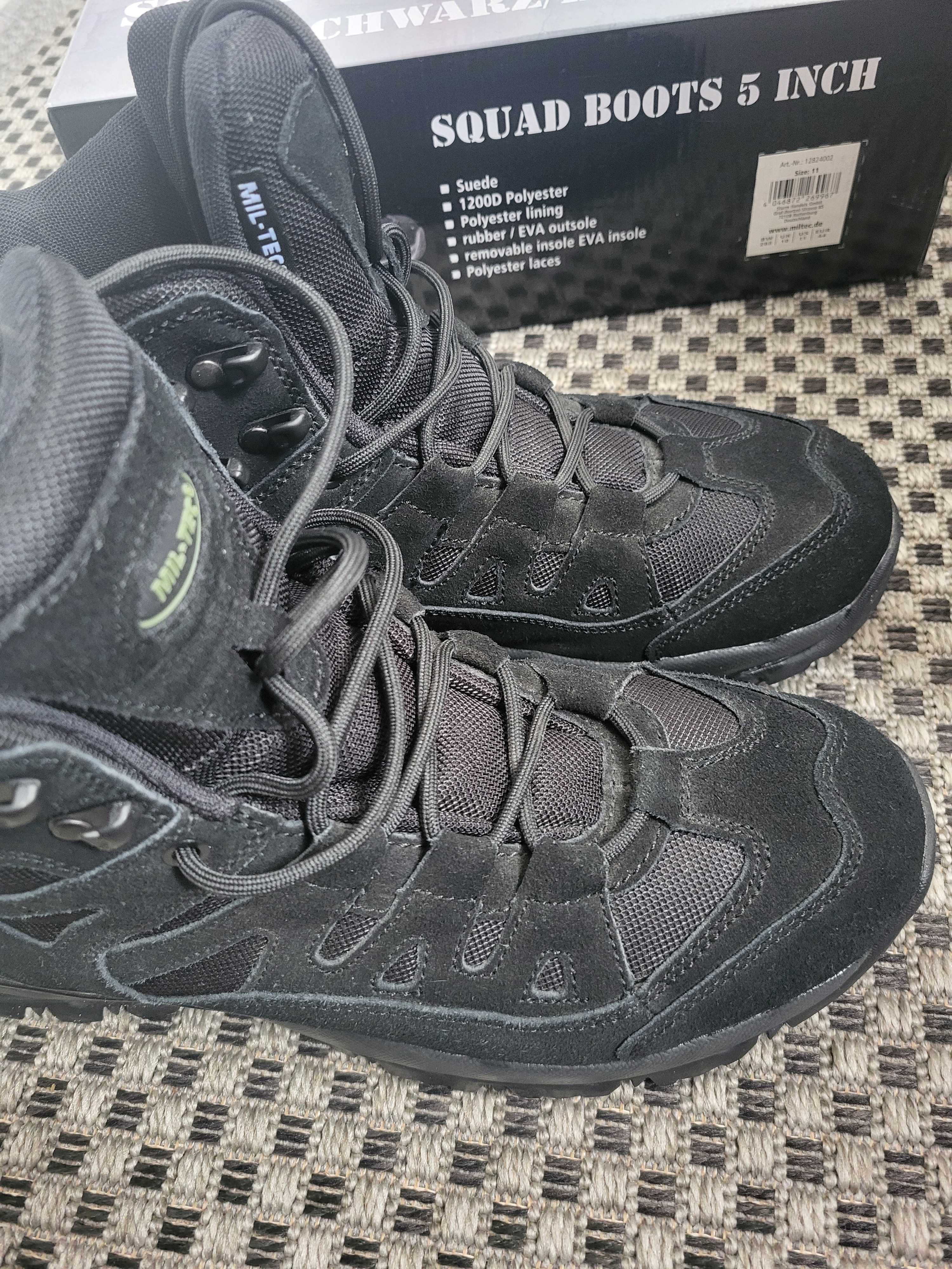 Ботінки чоловічі Mil-tec squad stiefel boots 5 inch black