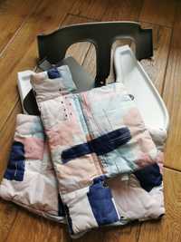 Stokke Baby Set, hazy grey + poduszki do krzesełka Tripp Trapp