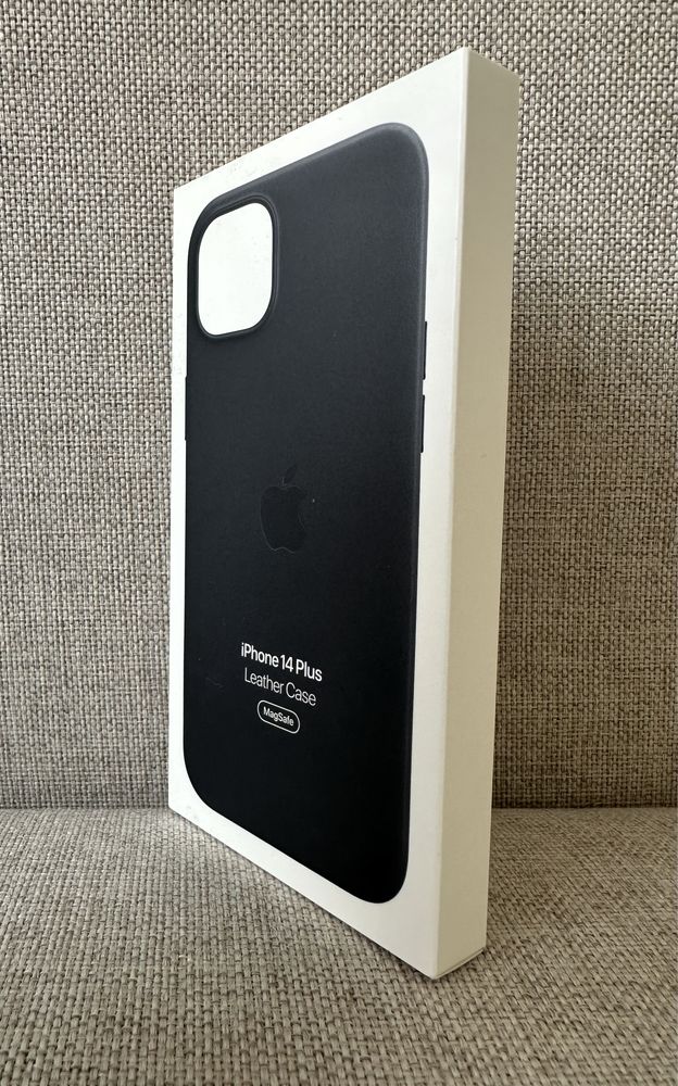 Apple iPhone 14 Plus Leather Case Midnight MPP93ZM/A - skórzane etui
