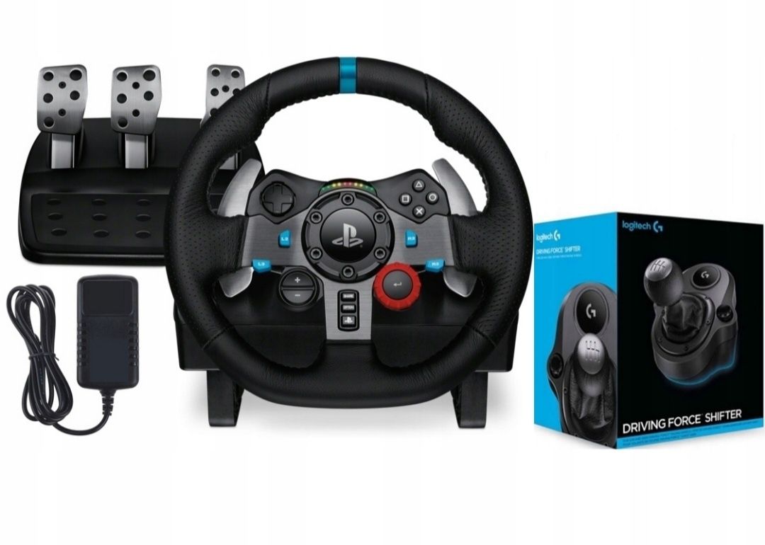 Kierownica Logitech DrivingForce Biegi Pedały Komplet