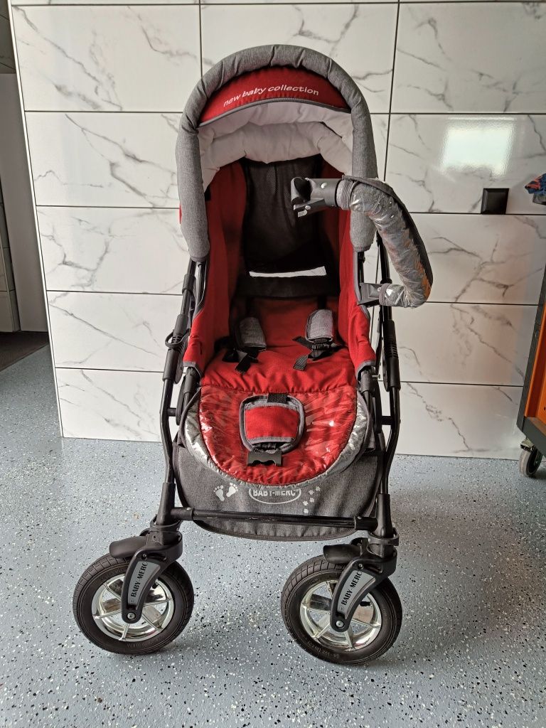 Wózek Baby Merc 3w1, w bardzo dobrym stanie.