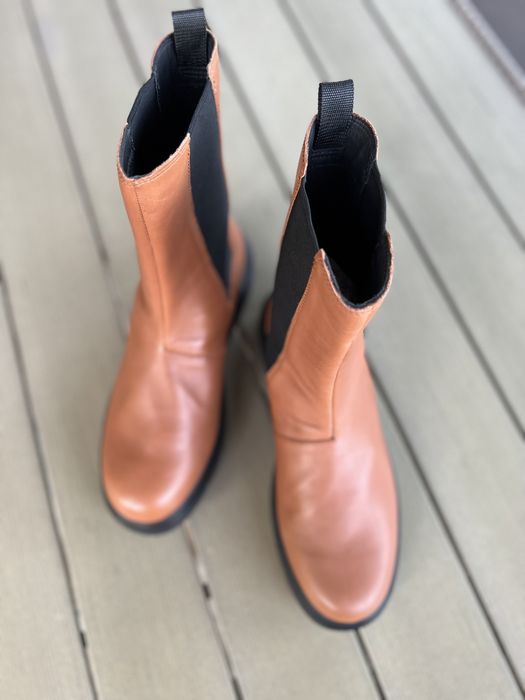 Черевики жіночі челсі  39р коричневі