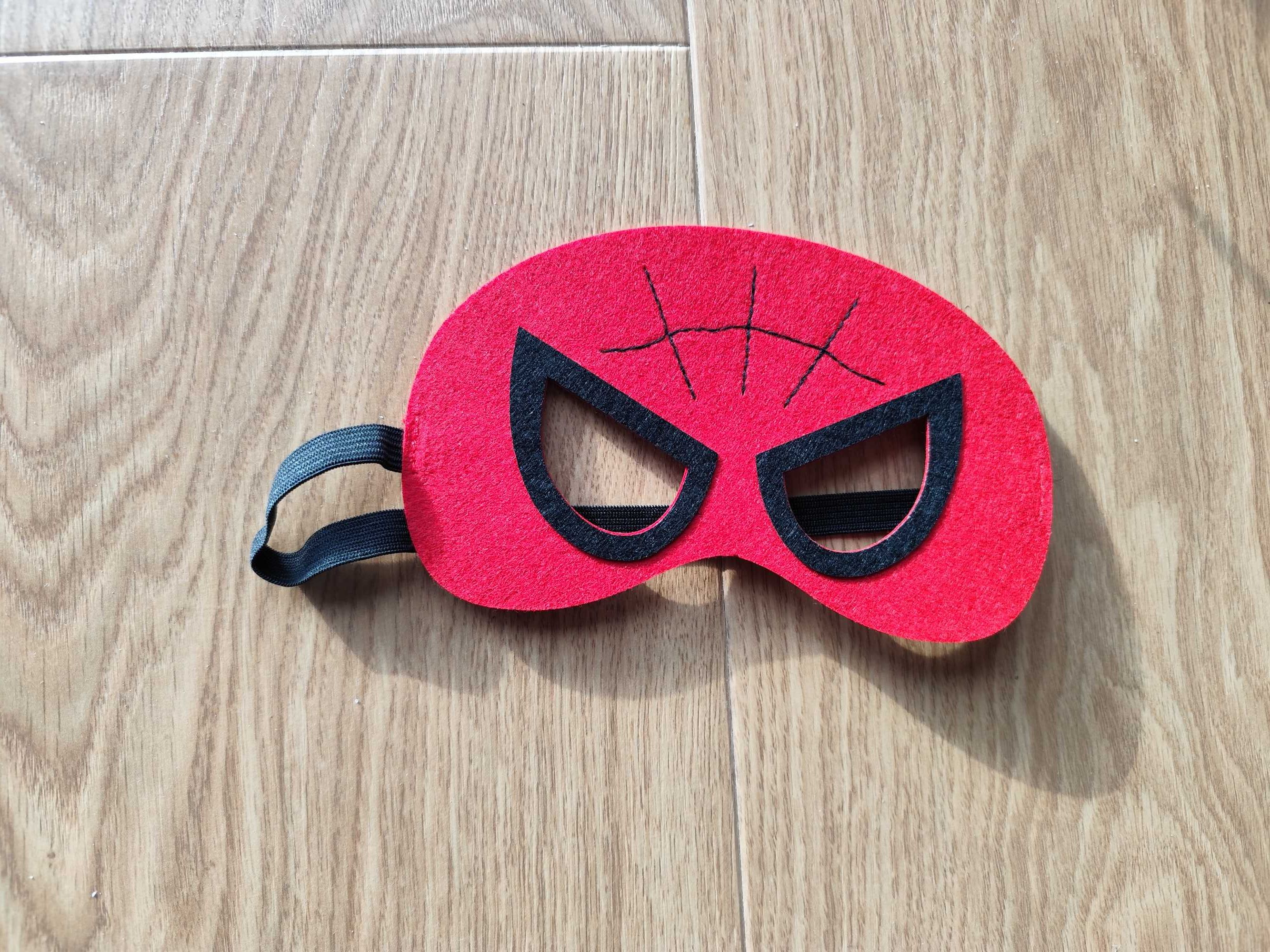 Strój przebranie peleryna maska Spiderman