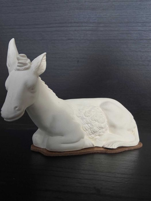 presépio em porcelana branca