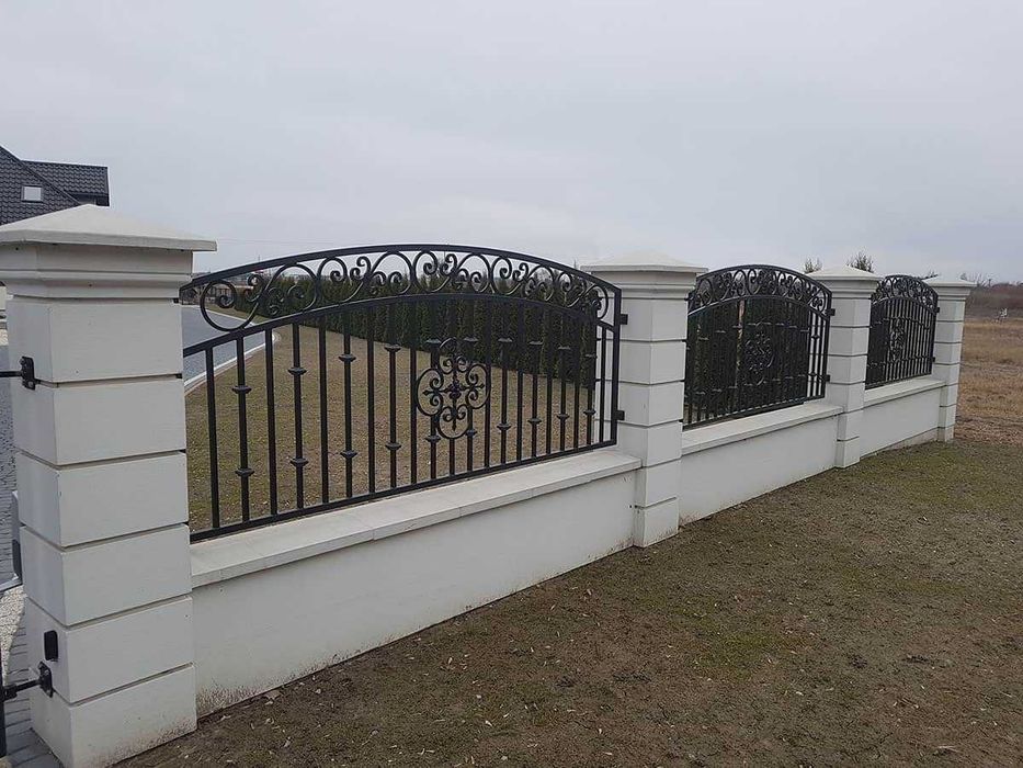 Ogrodzenie gładkie - boniowane -dworkowe 40x40x25