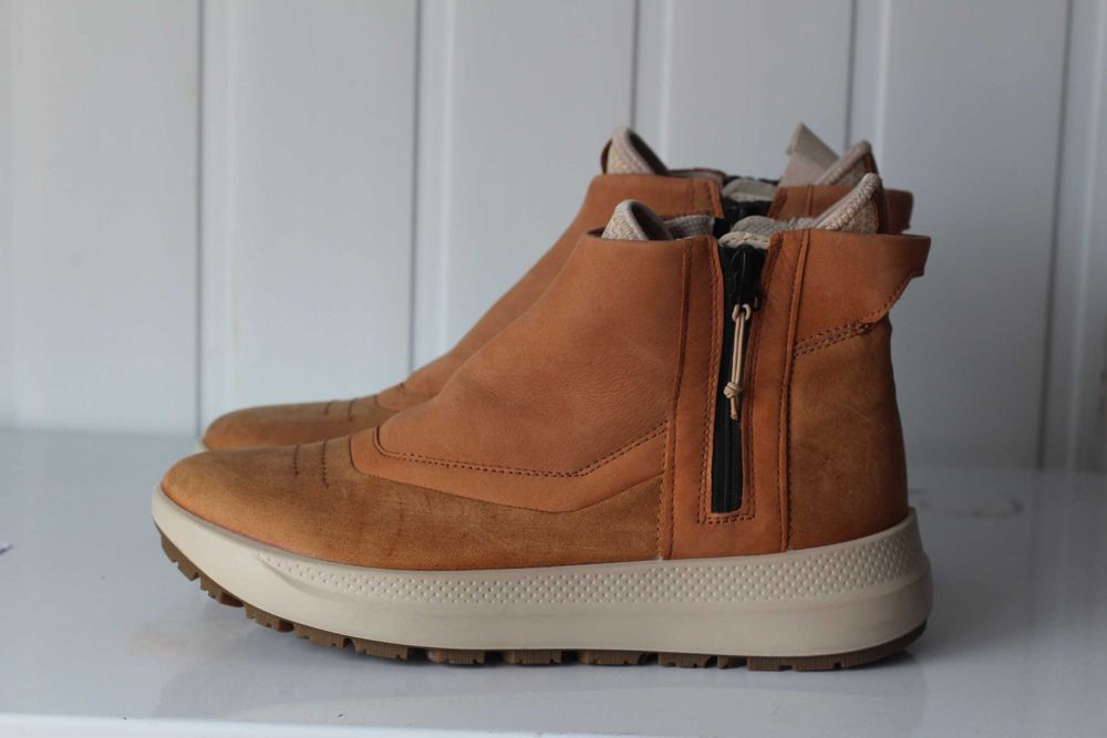 женские демисезонные ботинки зимние ECCO SOLICE кожа Яка