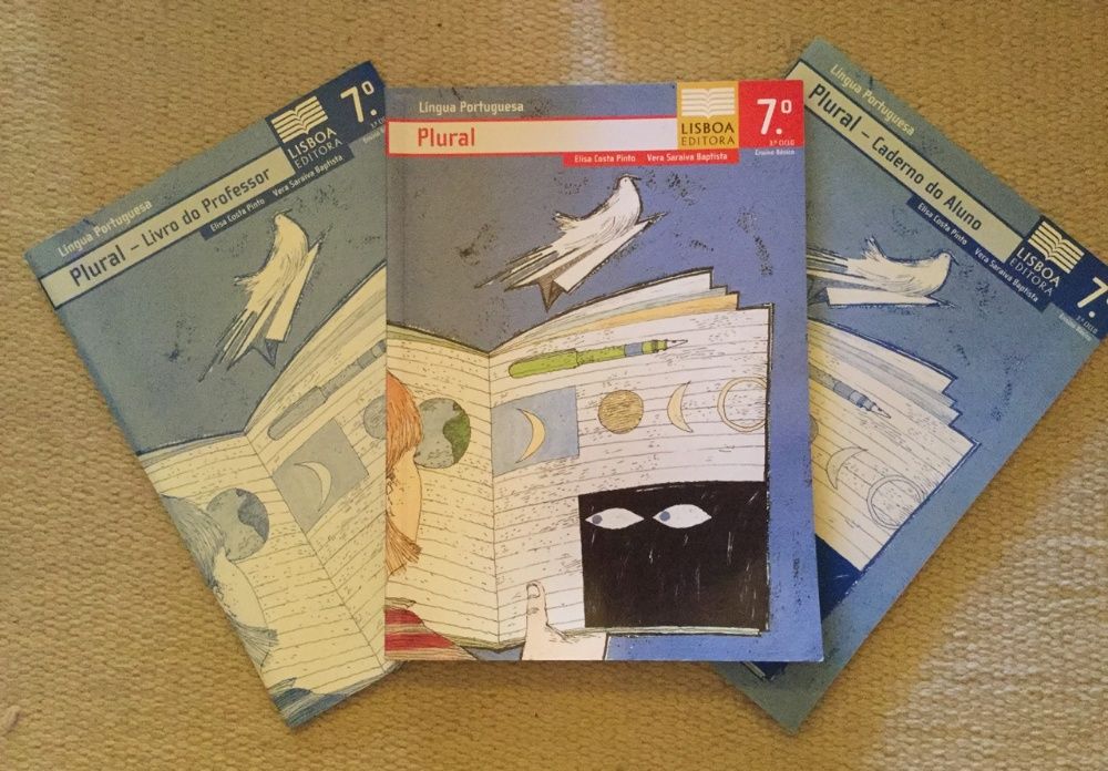 Livros ESCOLARES- PARA o Professor -Plural Língua Port. 7º Ano