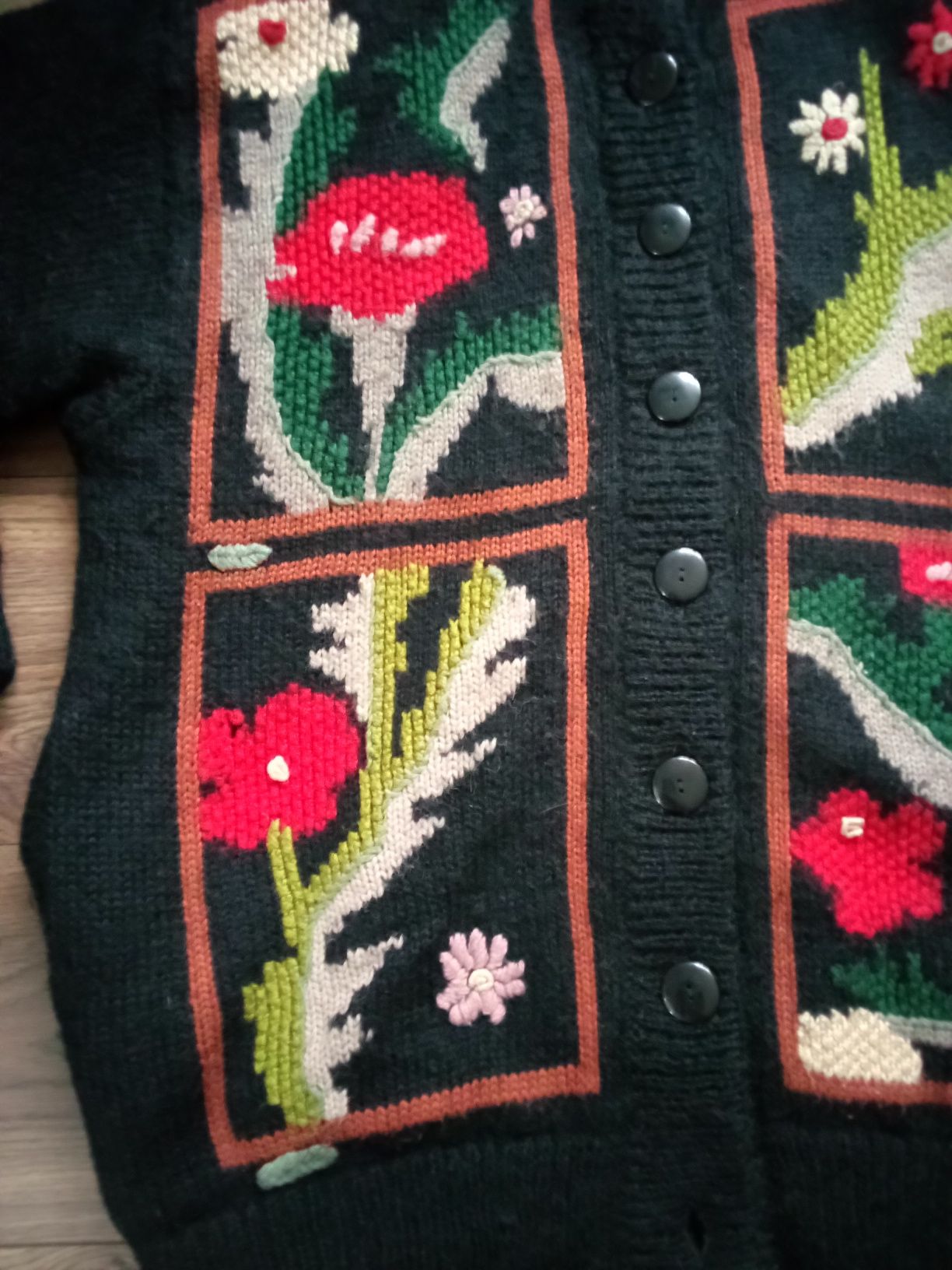 Sweter damski Bibo Vintage 50 %wełna oversize