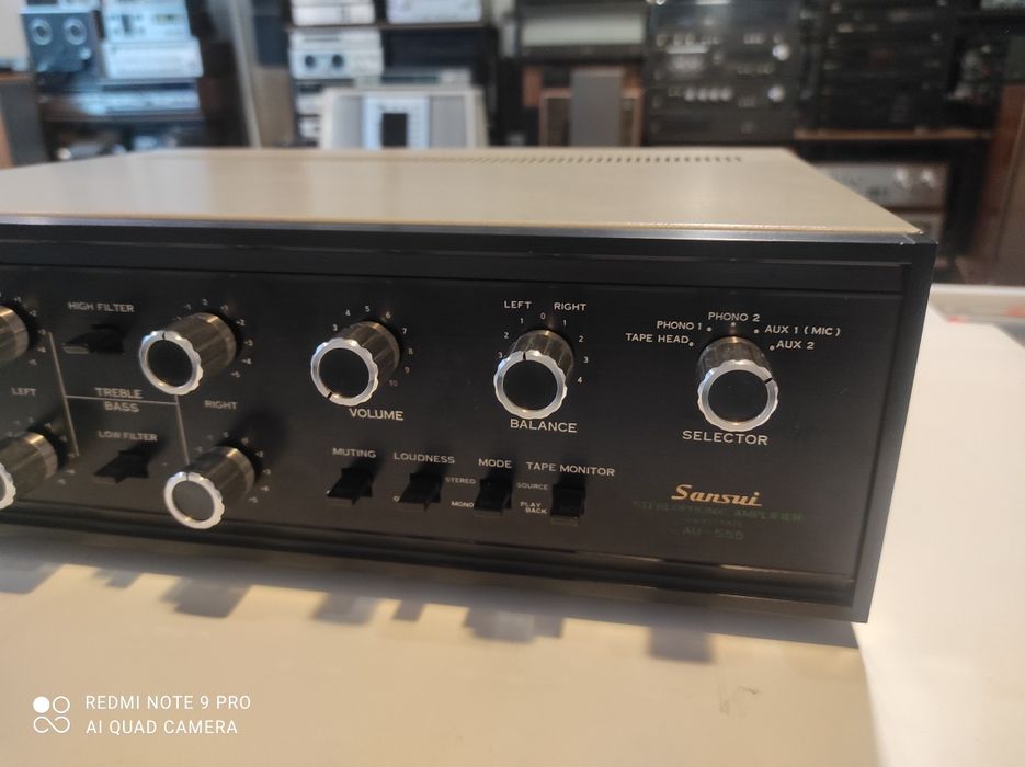 Sansui AU 555 . Wzmacniacz stereo . Stan Super. Gwarancja!