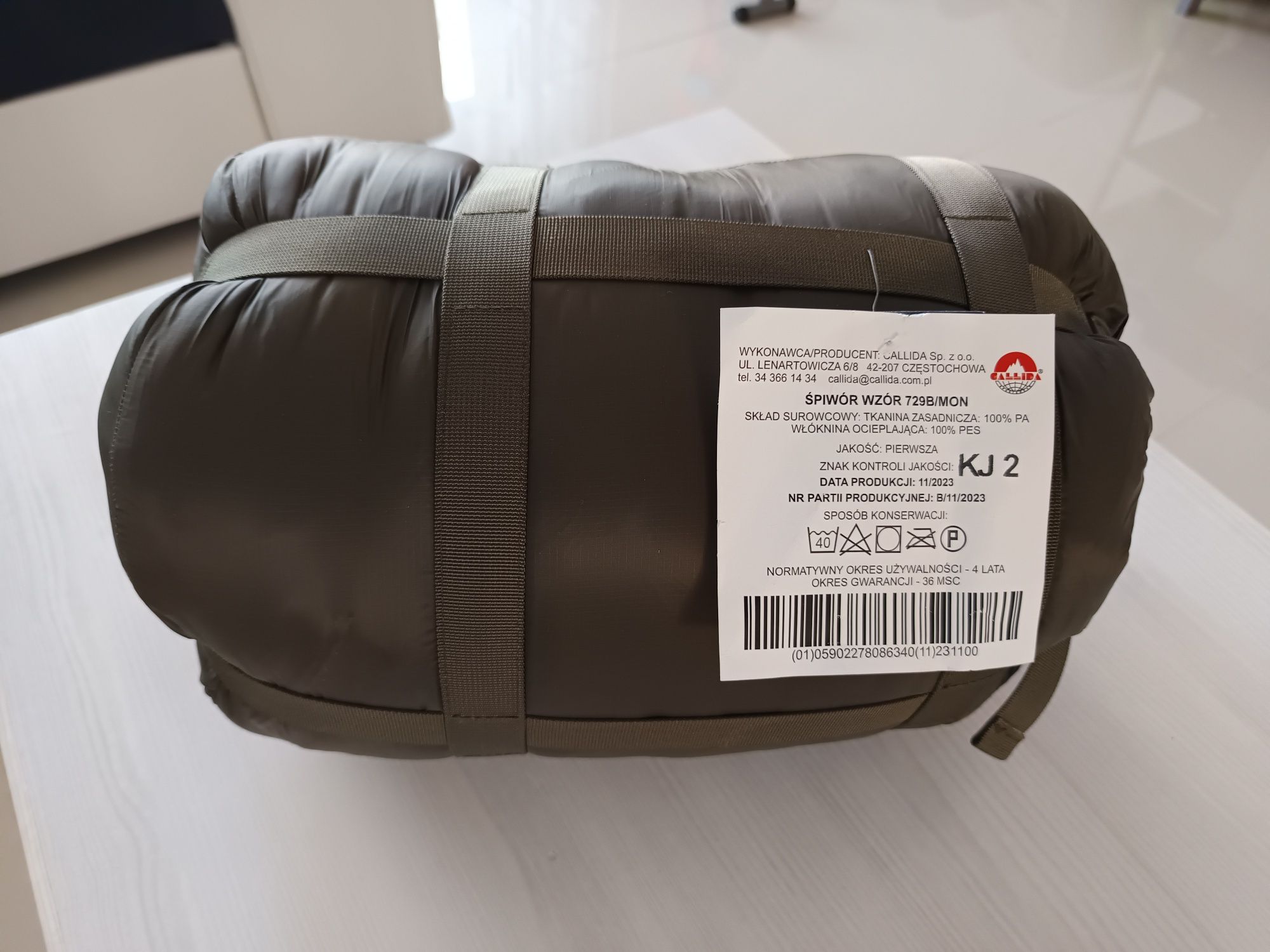 Śpiwór wzór 729B/MON