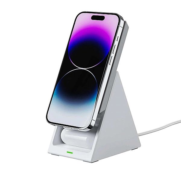 Stacja ładująca indukcyjna 3w1 Choetech T600/15W - biała