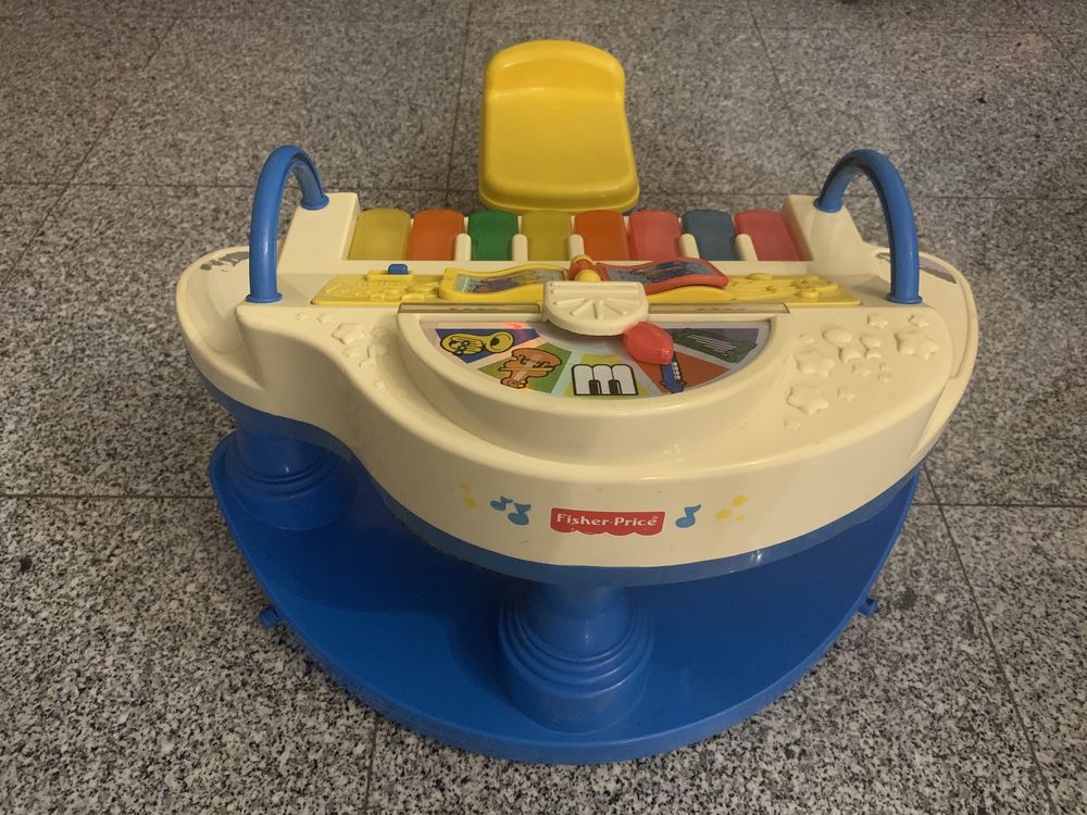 Vintage Piano Fisher Price brinquedo bebé música chicco