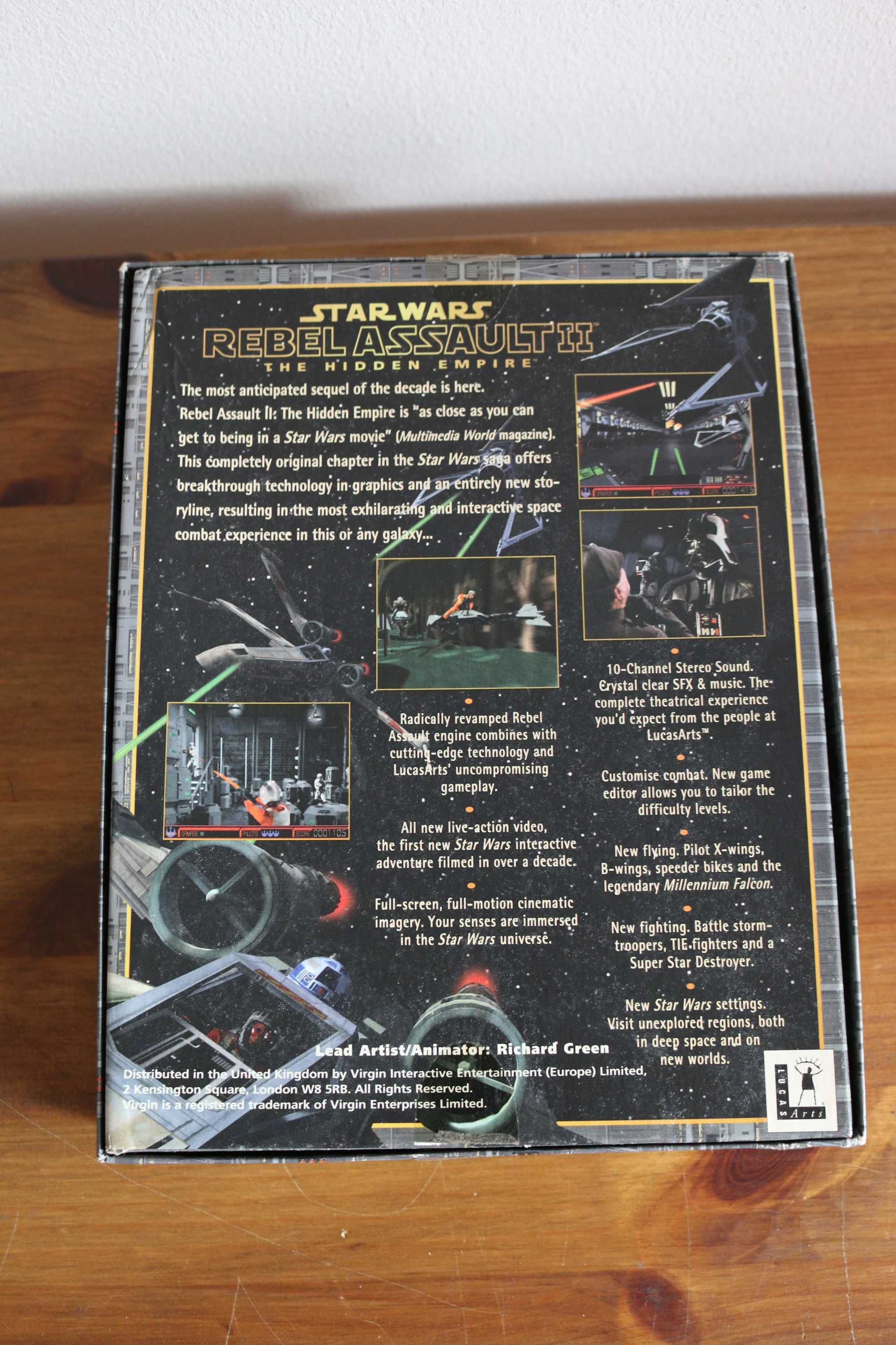 Jogos PC-cdrom Starwars anos 90