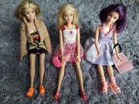 3 Lalki Barbie oryginalne Mattel + ubranka