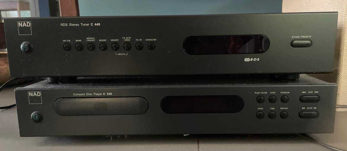 NAD amplituner C440+odtwarzacz C540