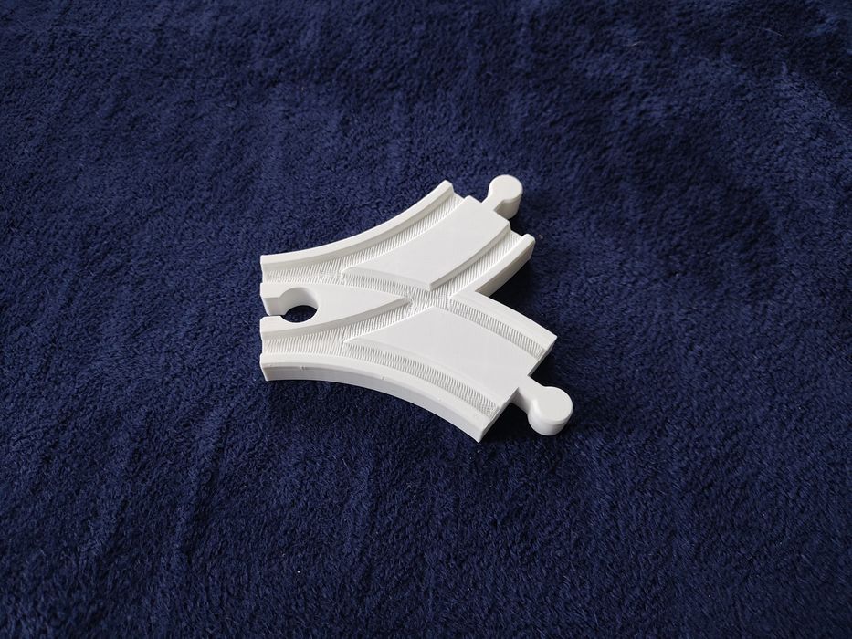 Єлемент "Розвилка V 2" для дерев'яної залізниці (Brio, Playtive, Ikea)