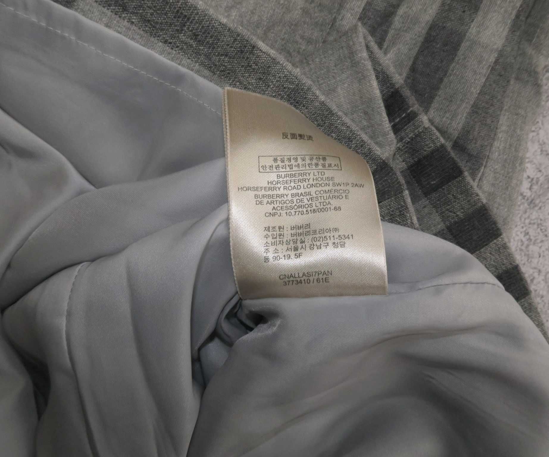 Burberry wełniana sukienka elegancka XL