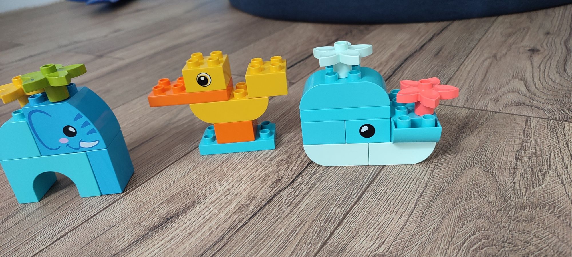 LEGO Duplo słoń kaczka wieloryb