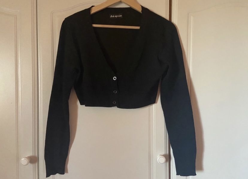 Casaco de algodão preto