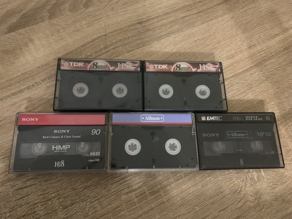 Видеокассеты 5 шт СССР TDK, Sony и прочие