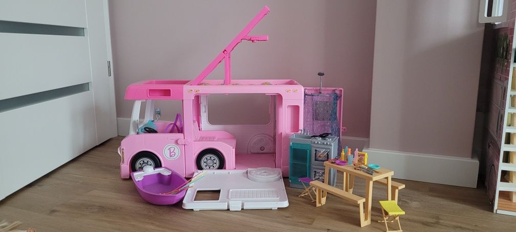 Kamper Barbie 3w1