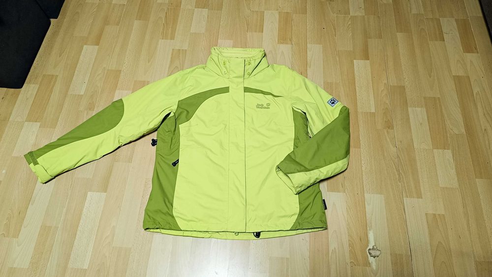 Damska kurtka 3w1 JACK WOLFSKIN TEXAPORE r.XL stan bardzo dobry