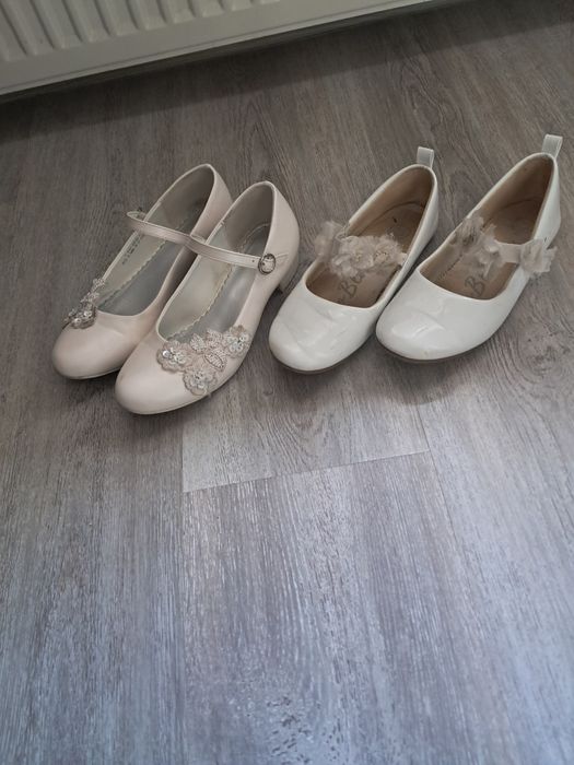 Buty/ baleriny komunijne dla dziewczynki rozm.35
