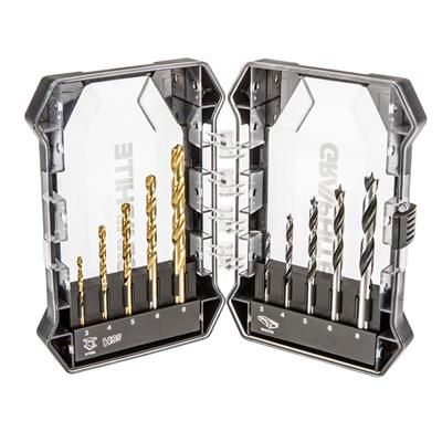 Wiertła do metalu drewna 3-8mm HSS 10szt Graphite